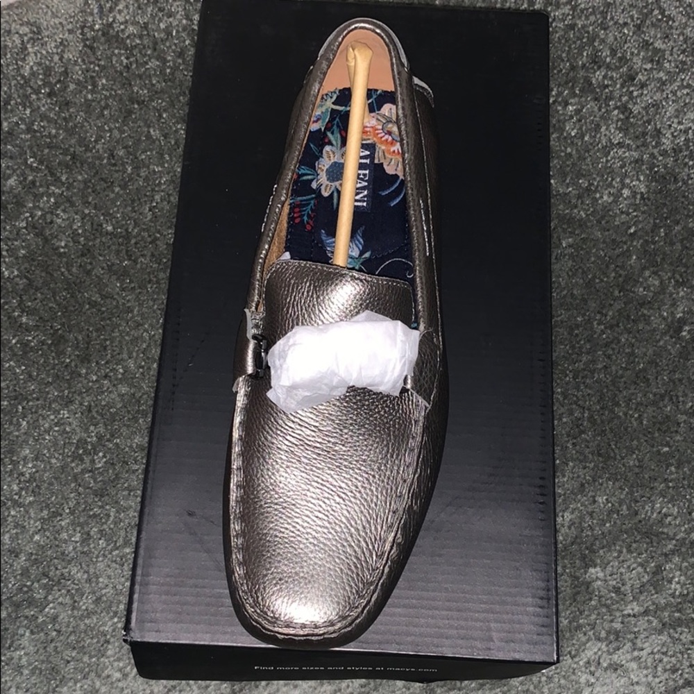 Alfani Men's Marcus loafers; pewter;  9.5 NIB